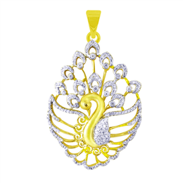 Sri Jagdamba Pearls-Frantic Diamond Pendant - JPJN-6-665