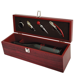 True Vino Cherry Wood Giftbox Wine Accessories - 385