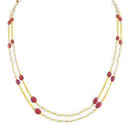 Sri Jagdamba Pearls - Fancy Gold Chain JPAUG-036