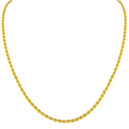 Sri Jagdamba Pearls - Rope Style Gold Chain JPAUG-048