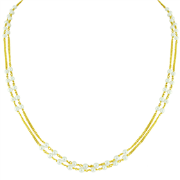 Sri Jagdamba Pearls - Fashionate Gold Chain JP-AUG 460