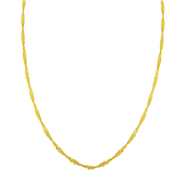 Sri Jagdamba Pearls - Twisted Disco Gold Chain SJGC02