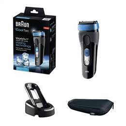 Braun Men's Cooltec 2S Shaver (Black, Blue)