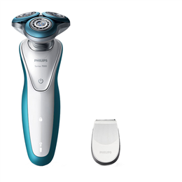 Philips Aqua Touch Wet and Dry Electric Shaver with Aqua Tec Wet and Dry (Blue & White) S7320-12