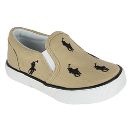 Polo Ralph Lauren Bal Har Bour Repeat Child Shoe 91552-Khaki