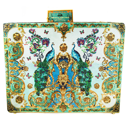 Dancing Peacock Trousseau Trunk PGBT06