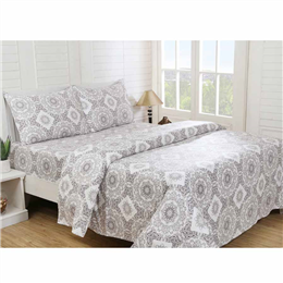 Maspar Maimeri Neutral 1 Double Bed Sheet with 2 Pillow Covers BS-FLGRE-NU25485