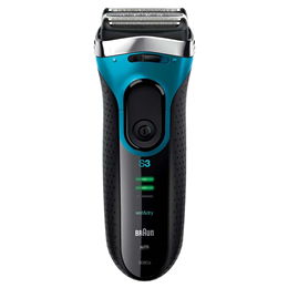 Braun Men's 69114 Series 3 3080 Rechargeable Wet and Dry Electric Foil shaver - Black