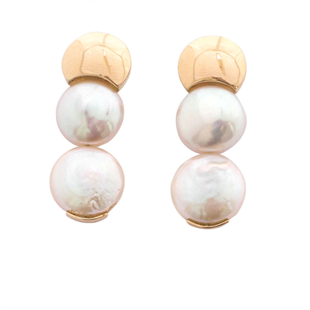 Button Pearl Earring ER2875