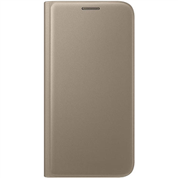 Samsung EF-WG930PFEGIN Gold Flip Wallet Cover for S7