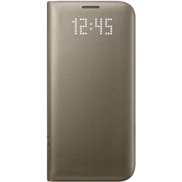 Samsung EF-NG930PFEGIN LED View Gold Flip Cover for S7