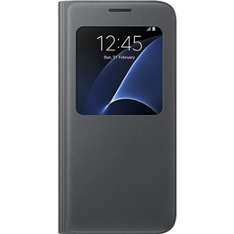 Samsung EF-CG930PBEGIN Black S View Cover for S7