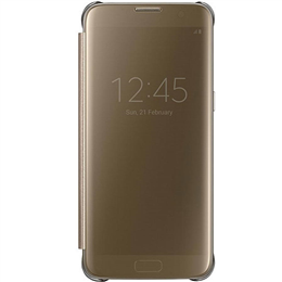 Samsung EF-ZG935CFEGIN Gold Clear View Cover for S7 Edge