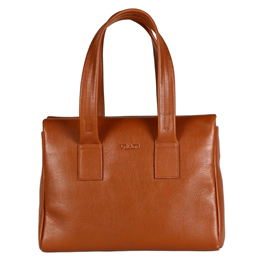 Manhattan Tan Leather Broadway Bag - VE1279