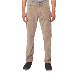 Khaki Slim Fit Corduroy Jeans - GMJGB013 