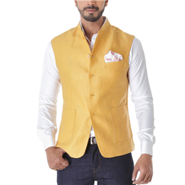 Yellow Waist Coat - IICWCLN-001