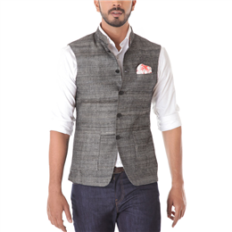 Grey Waist Coat - IICWCLN-001