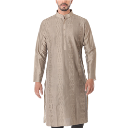 Silver-Kurta - IICKURSLK-002