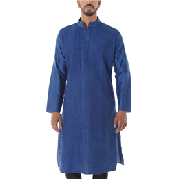 Blue-Kurta - IICKURSLK-007