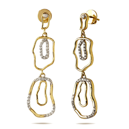 Ciqora-Care-Free Long Diamond Earrings - CQE59