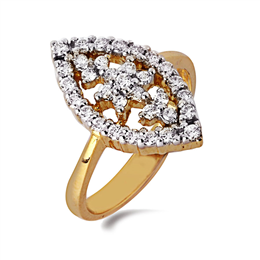 Ciqora-Marquise-Shaped Diamond Ring - LR10642