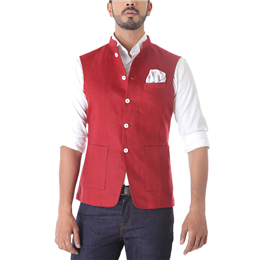 Red Waist Coat IICWCLN-003