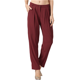 Marie Claire Wine Solid Chinos MC10097A