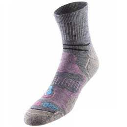 Pro-Tect Women's 1-Pair Merino Wool Hiking Quarter Socks 6000-821