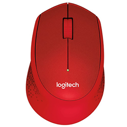 Logitech M331 Silent Plus Red Mouse 910-004916