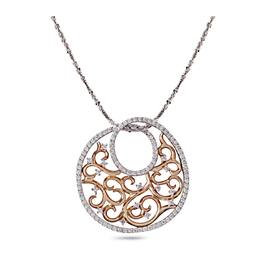 Ciqora-Diamond Filigree Pendant - LP20849