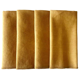 Varsha Co Pale Mustard Napkin Set of 4 - 177005