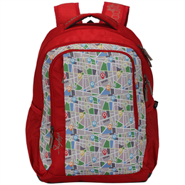 Skybags Footloose Helix 03 Backpack Red - BPHELFS3RED