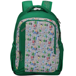 Skybags Footloose Helix 03 Backpack Green - BPHELFS3GRN