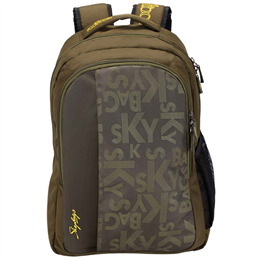 Skybags Footloose Router 1 Laptop Backpack Green - LPBPROU1GRN