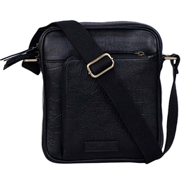 Justanned Front Pocket Leather Men Crossbody Bag - JTMB354-1