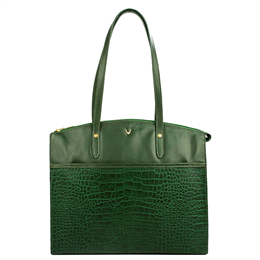 Hidesign Women's Leather Shoulder Bag-SB Fabiola 01 Green 