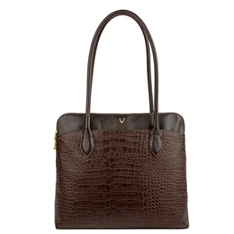 Hidesign Women's Leather Shoulder Bag-SB Fabiola 02 Brown 