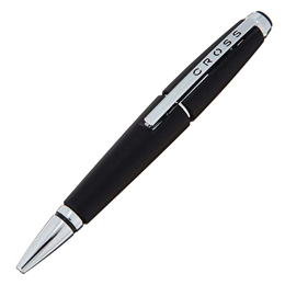 Cross Edge Jet Black Rollerball Pen AT0555-2 (Suitable for Engraving)