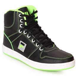 FILA Men's Black & Lime Hopper II Lifestyle Shoe - 11003966