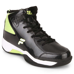 FILA Men's Black & Lime Ball Hand Sports Shoe - 11004047