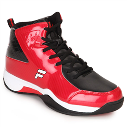 FILA Men's Red & Black Ball Hand Sports Shoe - 11004048