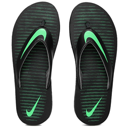 Nike N833808010 Men Black Green Slippers Chroma Thong 5