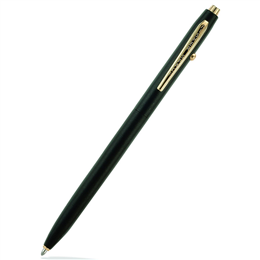 Fisher Space Pen- Shuttle Matte Black Gold Trims Ballpoint Pen WP00462