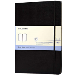 Moleskine Black Large Sketchbook WP00849
