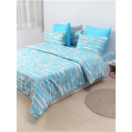 House This The Rough Strokes Double Duvet Cover - DC1ROSBLEDBLS17