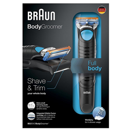 Braun Men's BG5010 Wet and Dry Body Groomer for Men's (Black) - Black