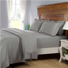 Maspar Grey King Duvet Cover with 2 Pillow Case DC-CHEMB-GR22965