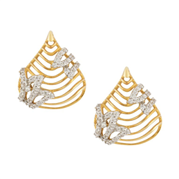 Blues Jewellery-Tear Drop Diamond Stud Earring DE0072