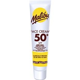Malibu SPF 50+ Face Sun Cream with High Protection 40ml EM909