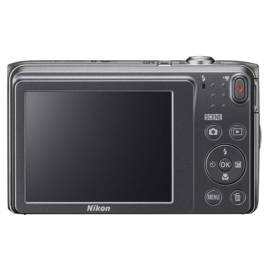 Buy Nikon Coolpix A300 Point Shoot Camera Silver Online - Luxehues